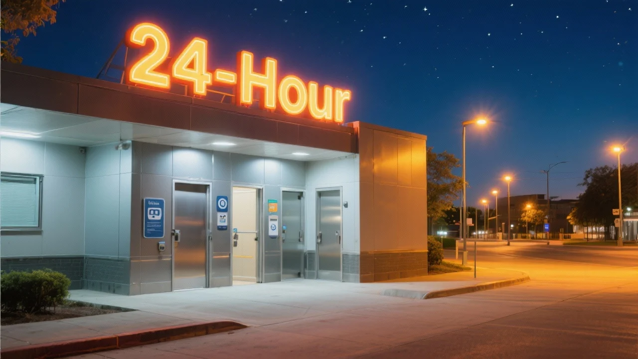 24-Hour Toilets: Your Guide to Finding Reliable Restrooms Open All Night cover image